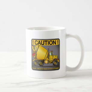Taza de café concreta futura del conductor de