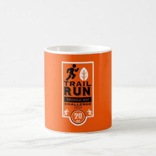 Taza De Café Concurso de carreras de Trail Runner