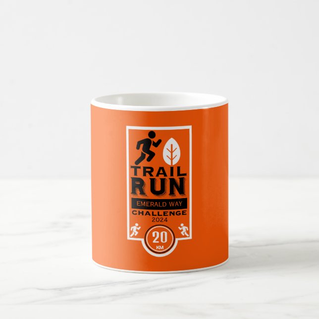 Taza De Café Concurso de carreras de Trail Runner (Centro)