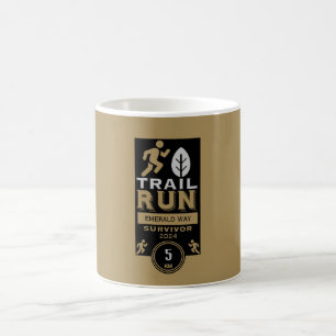 Taza De Café Concurso de carreras de Trail Runner