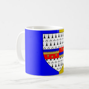 Taza De Café Condado de Tipperary Mug - Bandera y Escudo del Co