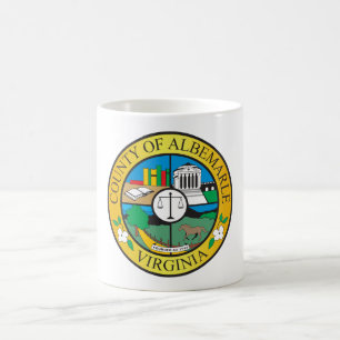 Taza De Café Condado del gran sello de Albemarle