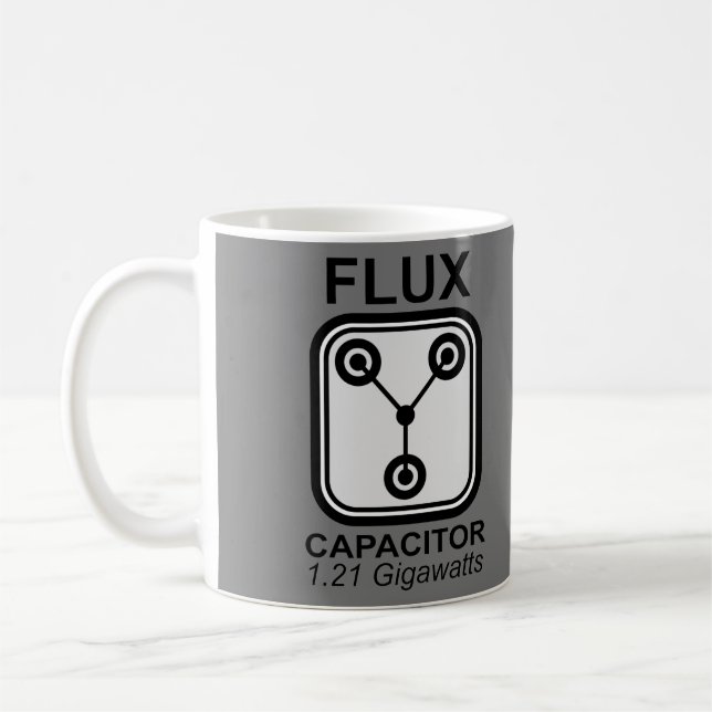 Taza De Café Condensador FLUX 1.21 Gigawatts (Izquierda)
