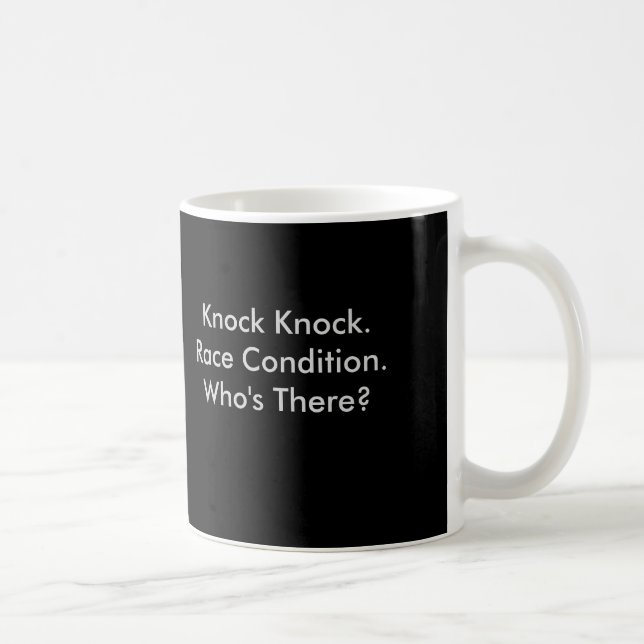 TAZA DE CAFÉ CONDICIONES DE LA CARRERA (Derecha)