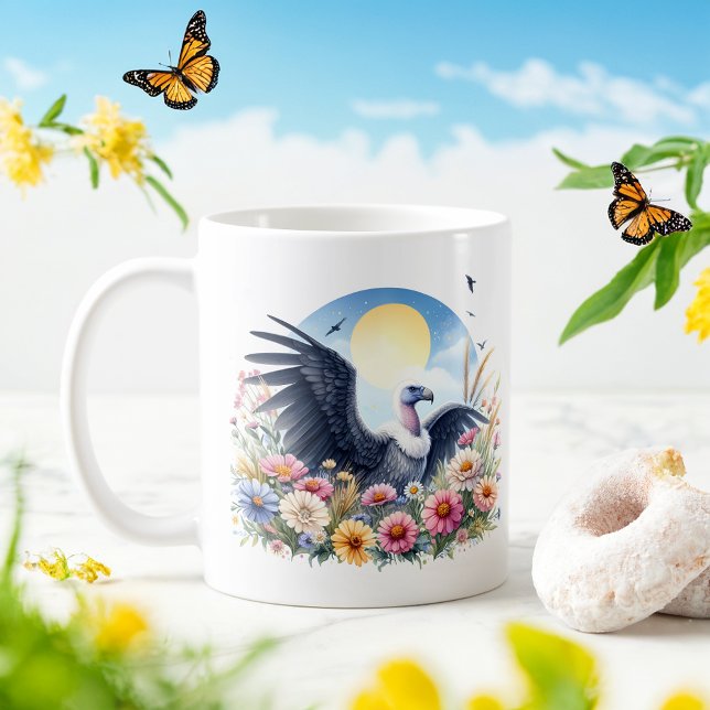 Taza De Café Cóndor de acuarela de primavera - Mug infantil (Subido por el creador)