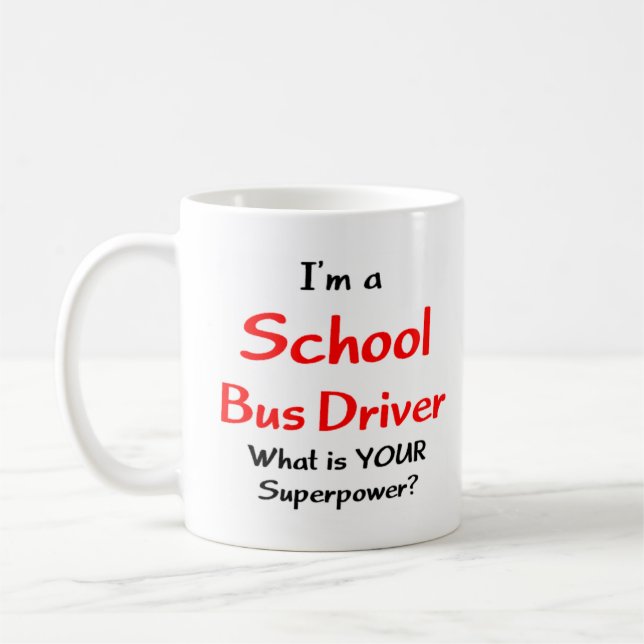 Taza De Café conductor de autobús escolar (Izquierda)
