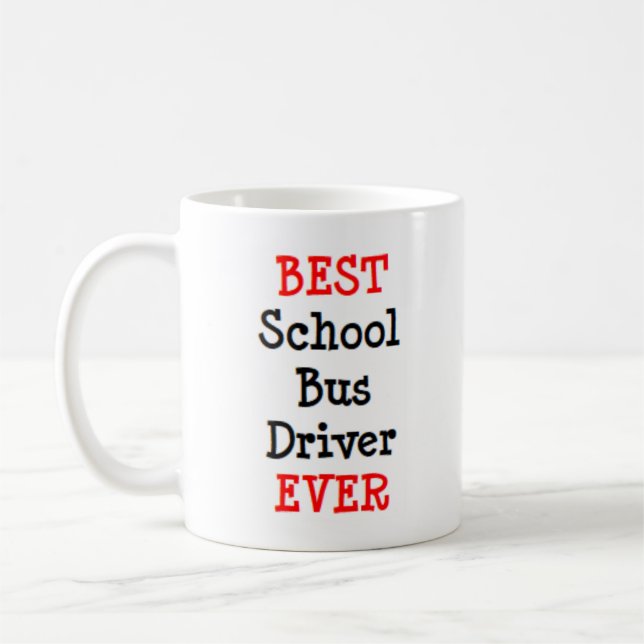Taza De Café conductor de autobús escolar, mejor (Izquierda)