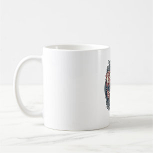 Taza De Café Conductor de Autobús Escolar Patriota