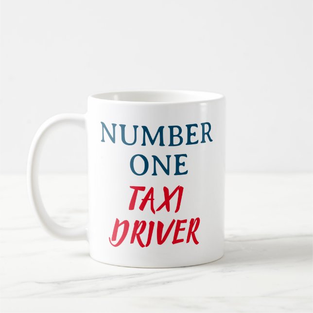 Taza De Café Conductor de taxis número uno (Izquierda)
