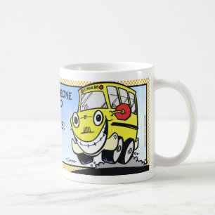 Taza De Café Conductor del autobús escolar