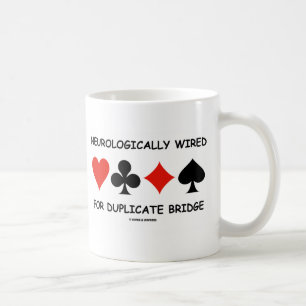 Taza De Café Conectado Neurológicamente Para Bridge Duplicado