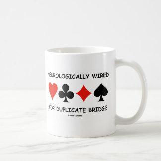 Taza De Café Conectado Neurológicamente Para Bridge Duplicado
