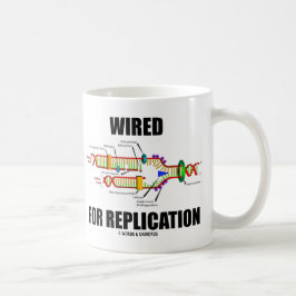 Taza De Café Conectado Para La Replicación (Replicación De ADN)