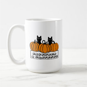 Taza De Café Conectado y Agradecido
