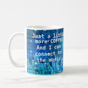 Taza De Café Conectarse al mundo