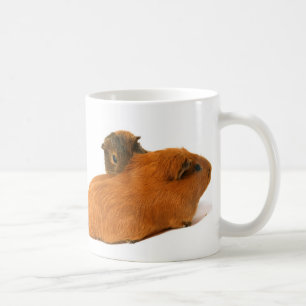 Taza De Café conejillo de Indias hermoso dos
