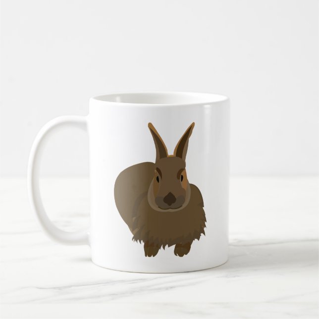 Taza De Café Conejito Adorable (Izquierda)