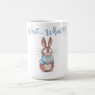 Taza De Café Conejito bebé lindo sorprendido • Divertido “¿Espe