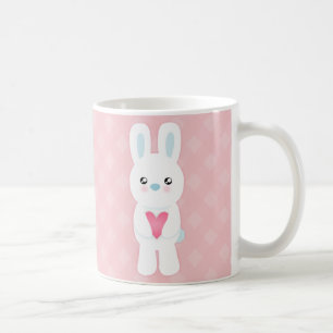 Taza De Café Conejito blanco dulce