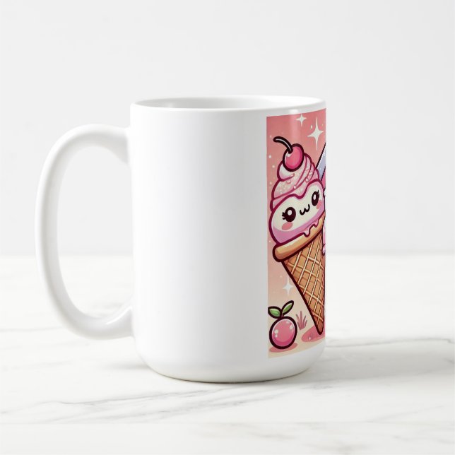 Taza De Café conejito con helado (Izquierda)