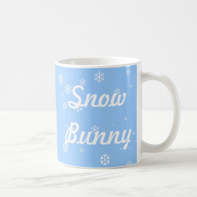 Taza De Café Conejito de la nieve (Derecha)