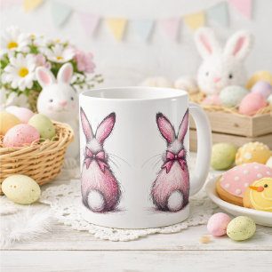 Taza De Café Conejito de Pascua adorable 