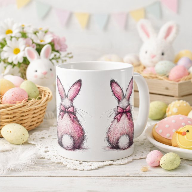 Taza De Café Conejito de Pascua adorable  (Subido por el creador)