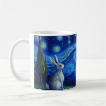 conejito de Pascua en la Noche Starry