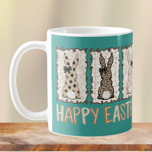 Taza De Café Conejito de Pascua lindo con estampado animal y la