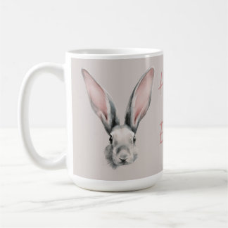 Taza De Café Conejito de Pascua lindo en estilo minimalista 
