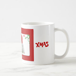 Taza De Café Conejito del navidad