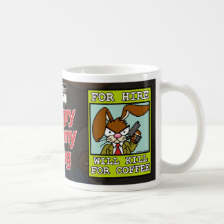 Taza De Café Conejito enojado - mate para el café 1