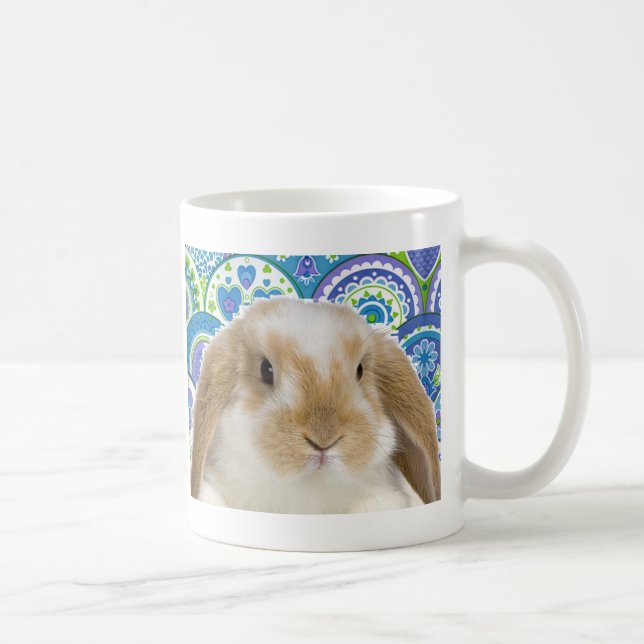 Taza De Café Conejito enrrollado (Derecha)
