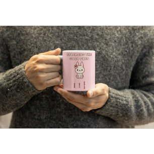 Taza De Café Conejito kawaii difunde café de buena onda