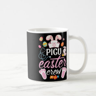 Taza De Café Conejito Lindo Cara Huevos De Pascua Feliz Día Pic