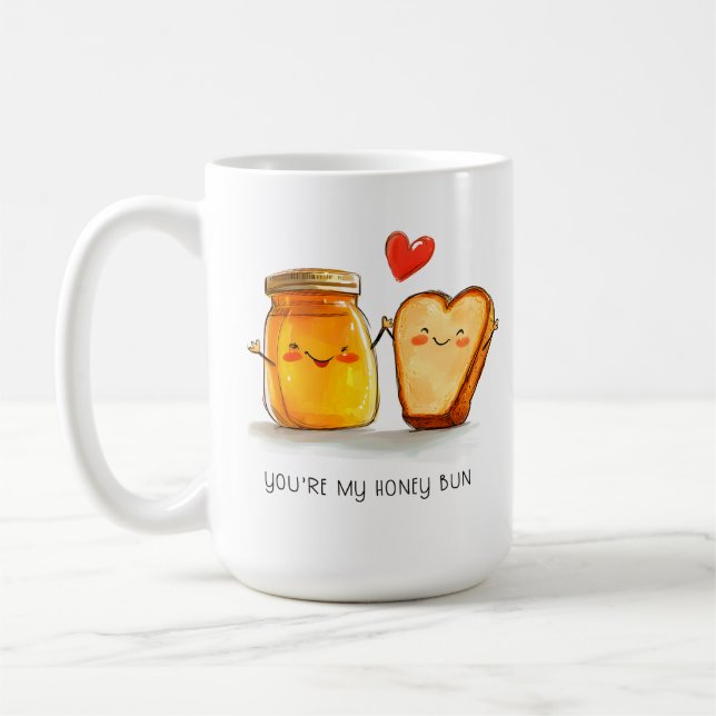 Taza De Café Conejito Miel (Izquierda)