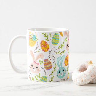 Taza De Café Conejitos -N- Cestas