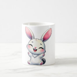 Taza De Café Conejo acuático feliz