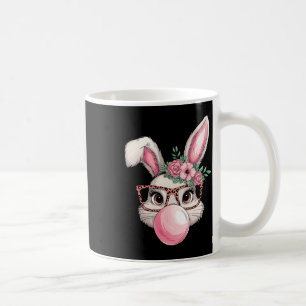 Taza De Café Conejo Bunny Soplando Burbuja Pascua Día Mujeres L