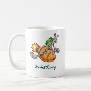 Taza De Café Conejo Cohete