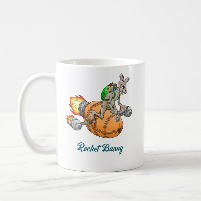 Taza De Café Conejo Cohete (Izquierda)