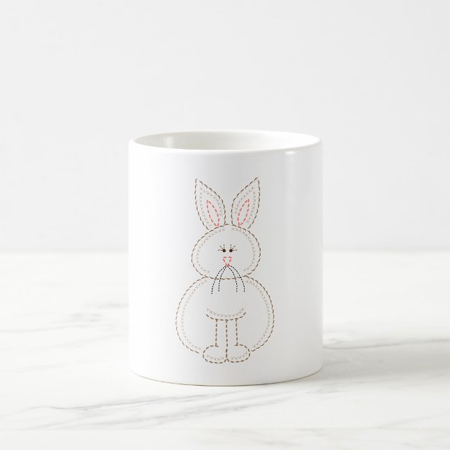 Taza De Café Conejo Conejo Conejo Conejo con Estilo Bordénido C (Subido por el creador)