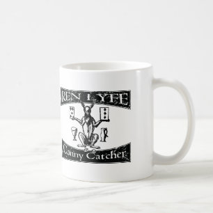 Taza De Café Conejo Conny Catcher Grabado en Madera, Robert Gre