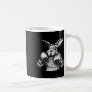 Taza De Café Conejo de boxeo guantes de boxeo kickboxing boxead