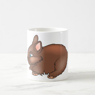 Taza De Café Conejo de conejo pardo