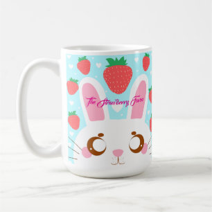 Taza De Café Conejo de fresa