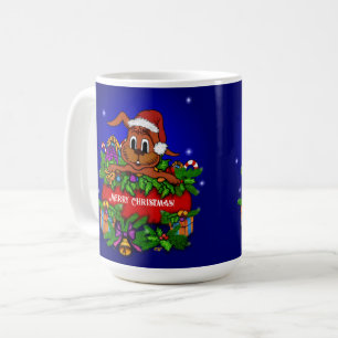 Taza De Café Conejo de navidades
