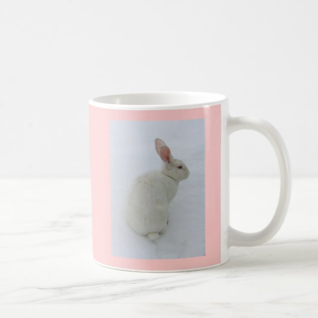 Taza De Café Conejo de nieve (Derecha)