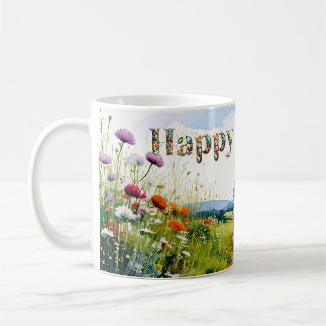 Taza De Café conejo de Pascua (Izquierda)