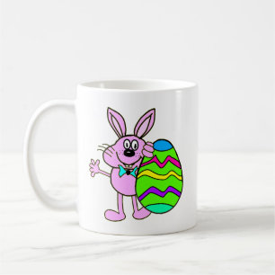 Taza De Café conejo de Pascua bolsa de compras